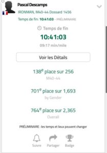 Pascal vient de terminer la course également ! 👏…