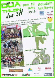 Résultats du TL59 : Duathlon des 3H, 19/03/16…