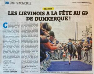 35éme ANNIVERSAIRE DU TRIATHLON DE DUNKERQUE REVUE DE PRESSE 2022…